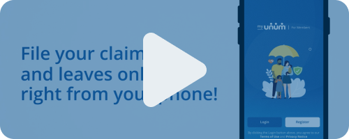 File a claim or leave on the app